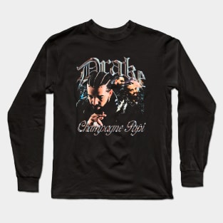 Drake Champagne Papi Long Sleeve T-Shirt